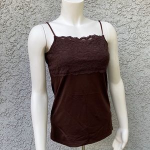 Steinmark Boutique Essentials Lace Cami Tank Top Spandex Stretch Shirts 👚